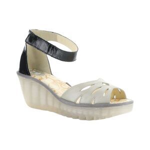 Fly London Yelu Patent Sandal, Metallic